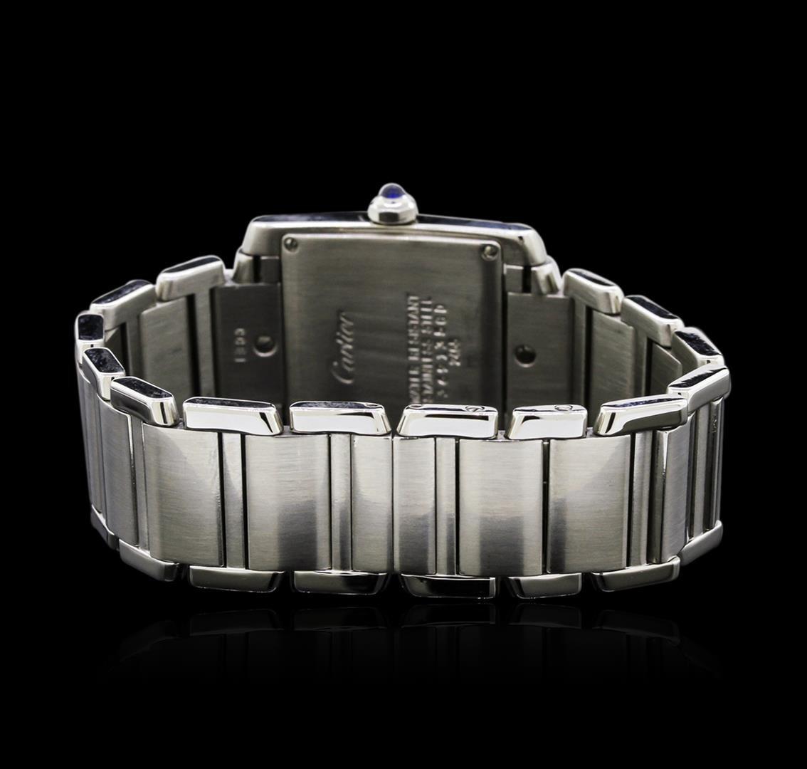 Cartier Stainless Steel Tank Francaise Watch