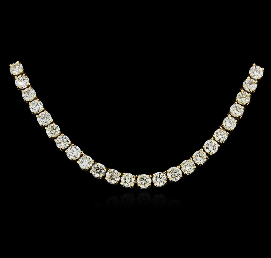18KT Yellow Gold 12.11 ctw Diamond Necklace