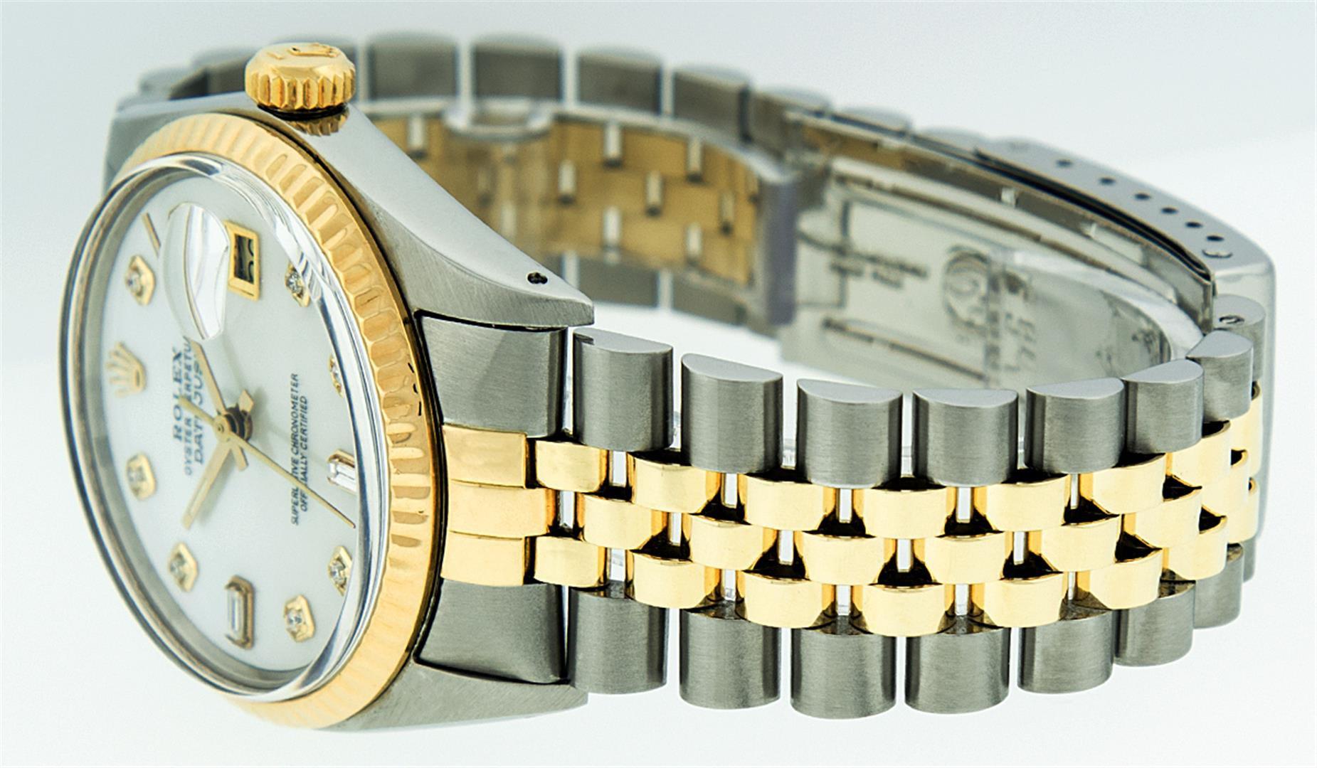 Rolex Two-Tone Diamond DateJust Men's Watch