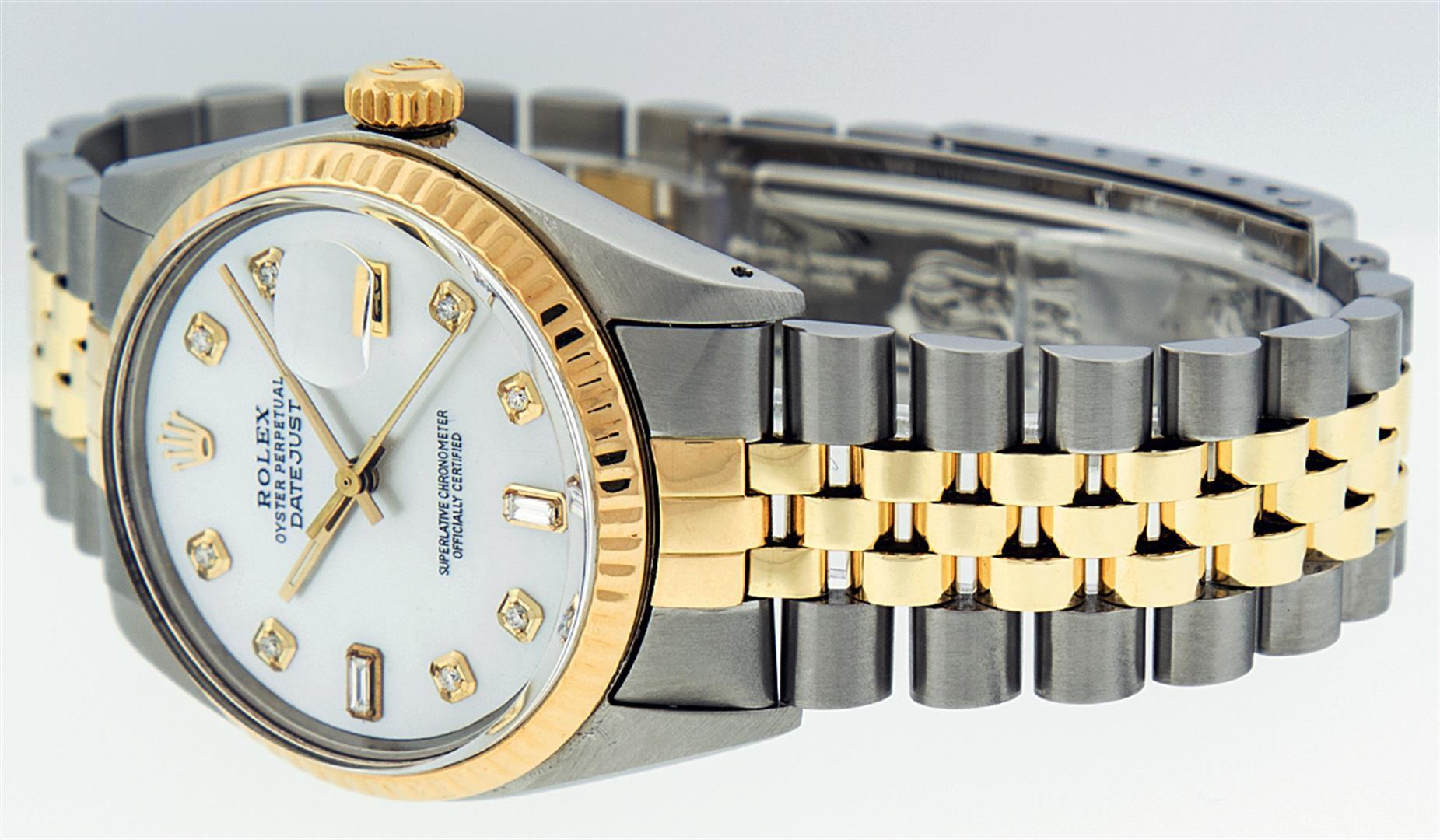 Rolex Two-Tone Diamond DateJust Men's Watch