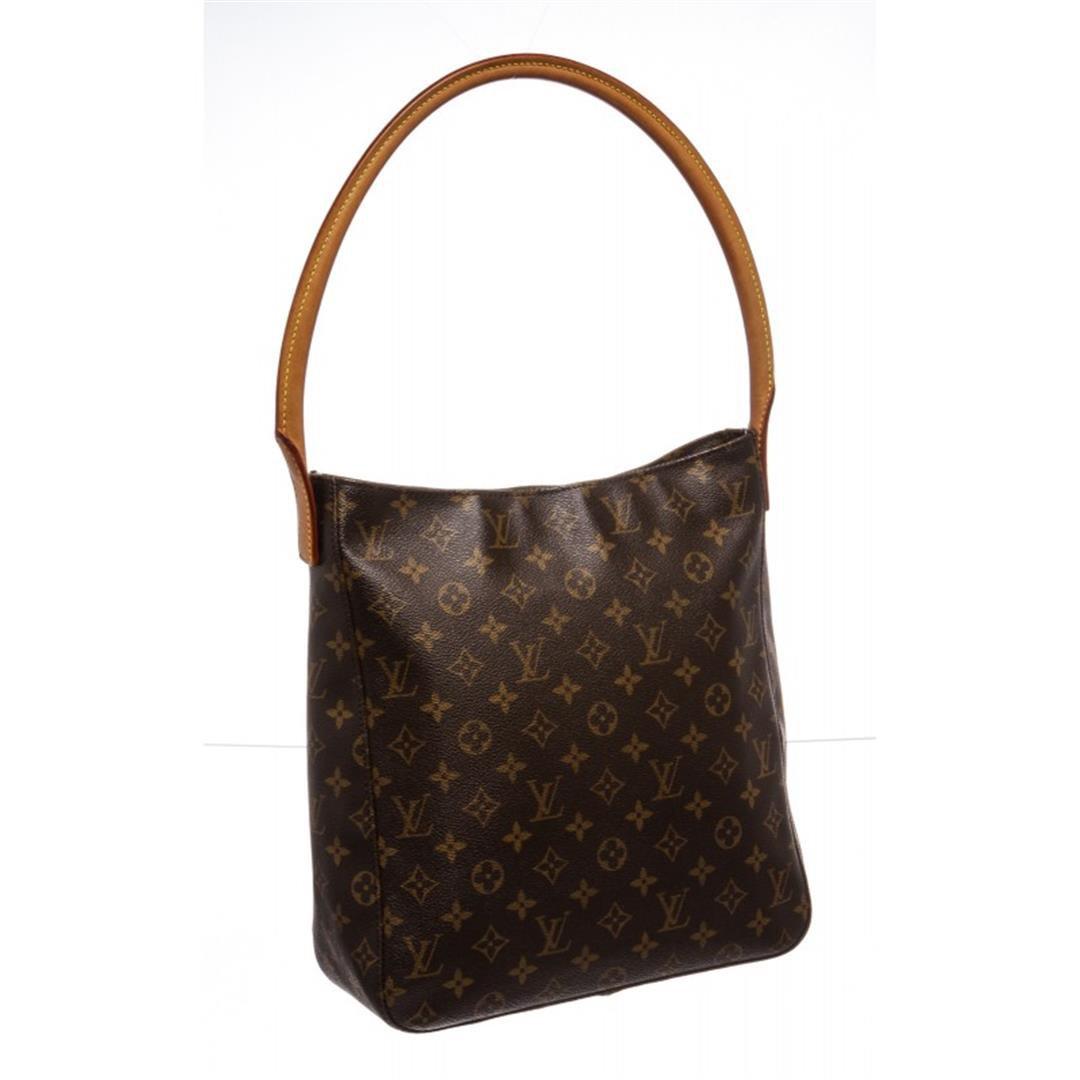 Louis Vuitton Monogram Canvas Leather Looping GM Shoulder Bag