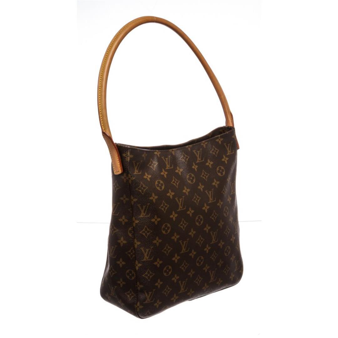 Louis Vuitton Monogram Canvas Leather Looping GM Shoulder Bag