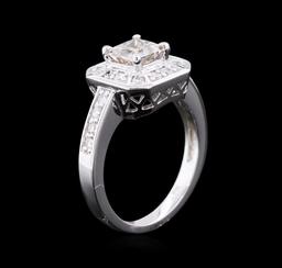 1.37 ctw Diamond Ring - 14KT White Gold