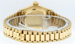 Ladies Rolex 18K Yellow Gold President Wristwatch