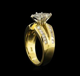 2.17 ctw Diamond Ring - 14KT Yellow Gold