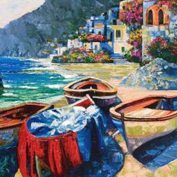 Memories of Capri by Behrens (1933-2014)