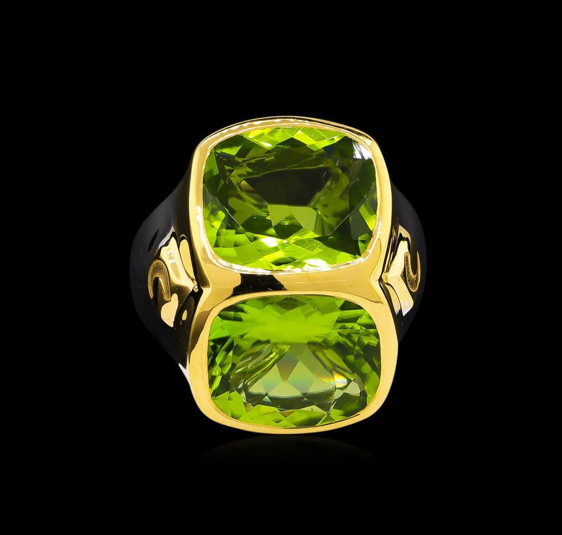 Crayola 8.90 ctw Peridot Ring - .925 Silver