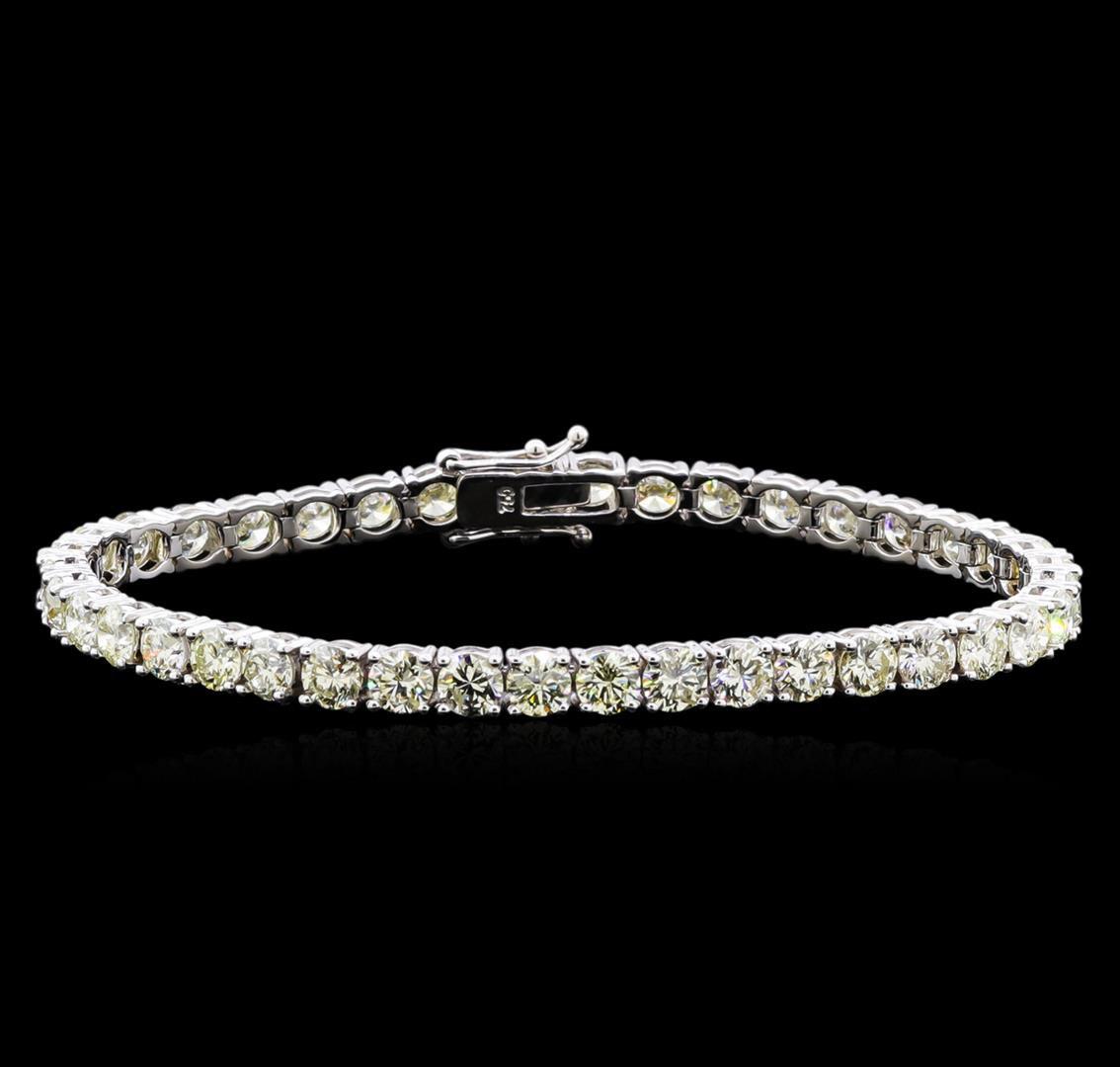 13.00 ctw Diamond Tennis Bracelet - 18KT White Gold