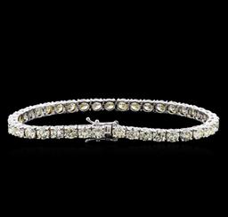 13.00 ctw Diamond Tennis Bracelet - 18KT White Gold