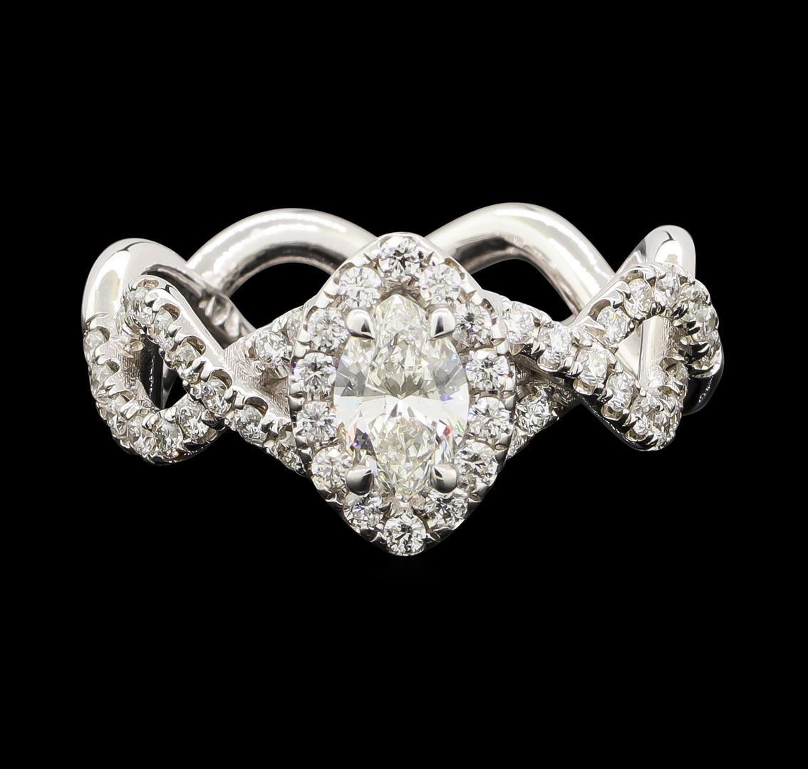 1.14 ctw Diamond Ring - 14KT White Gold