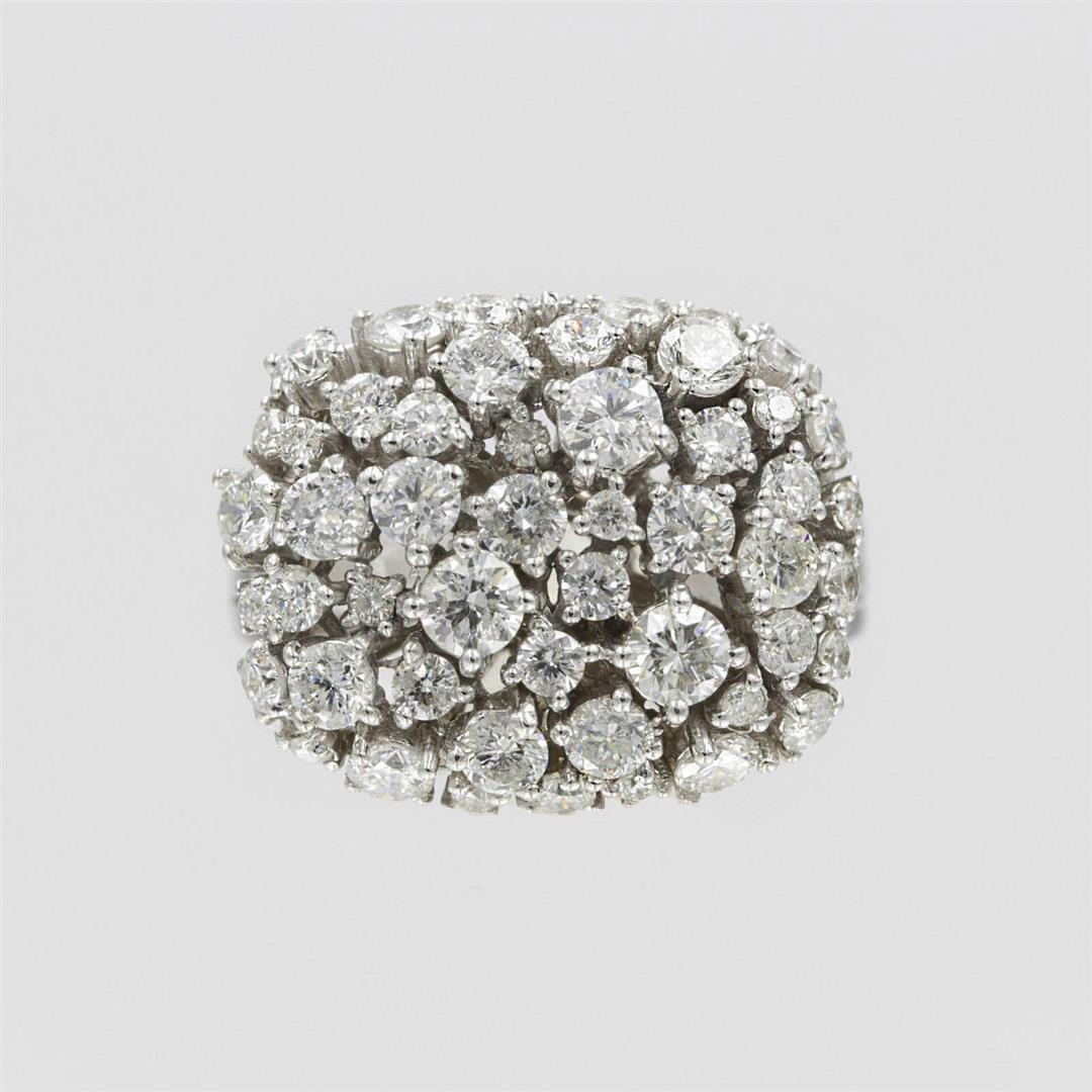 2.33 ctw Diamond Anniversary Ring - 14KT White Gold