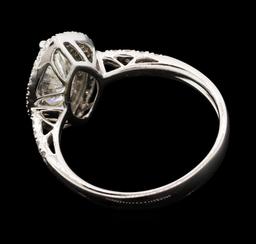 1.55 ctw Diamond Ring - 18KT White Gold