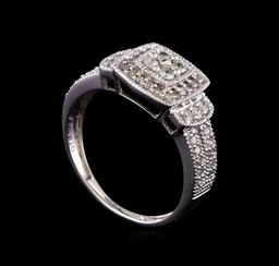 0.55 ctw Diamond Ring - 10KT White Gold