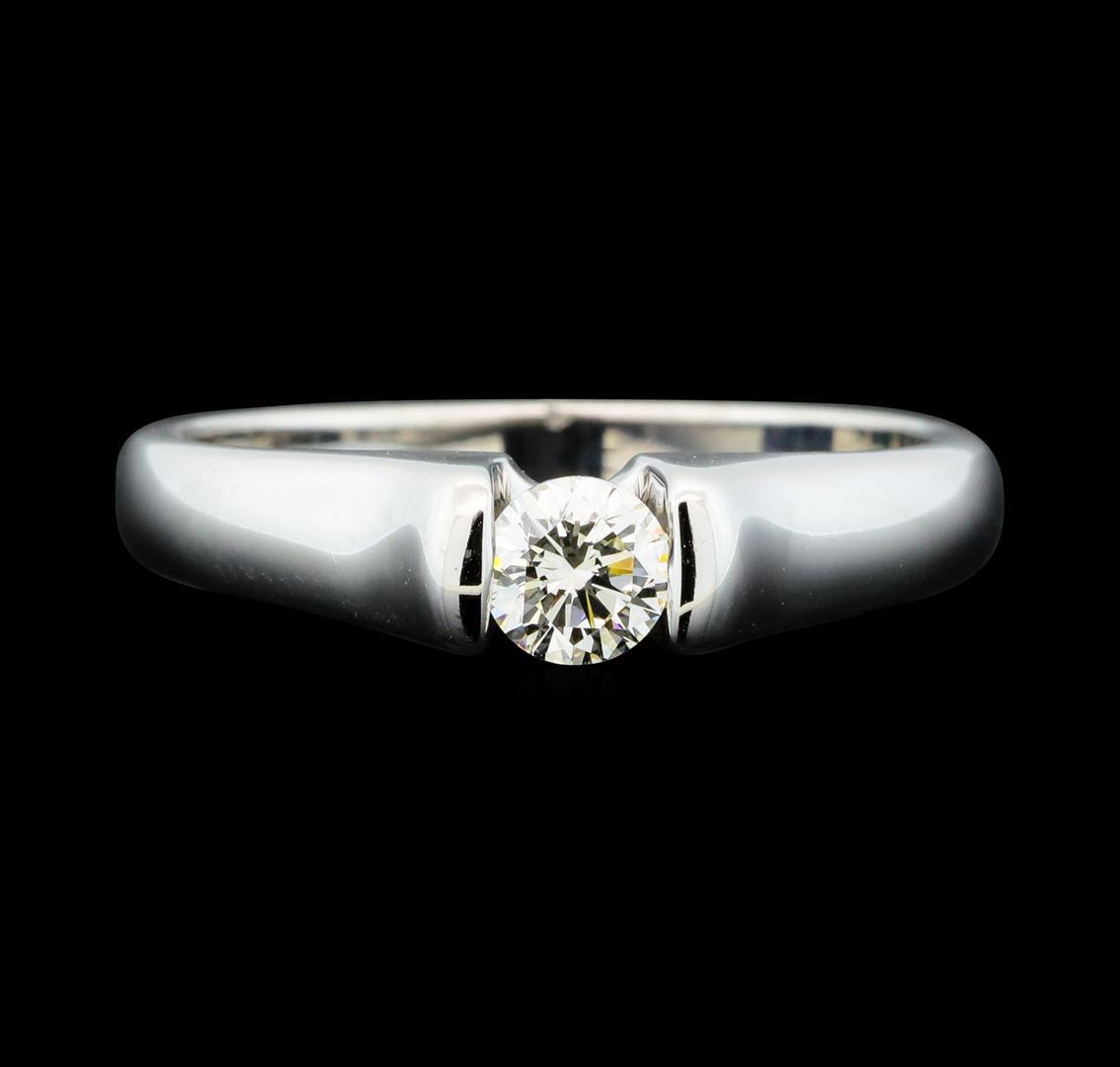 0.30 ctw Diamond Solitaire Ring - 14KT White Gold