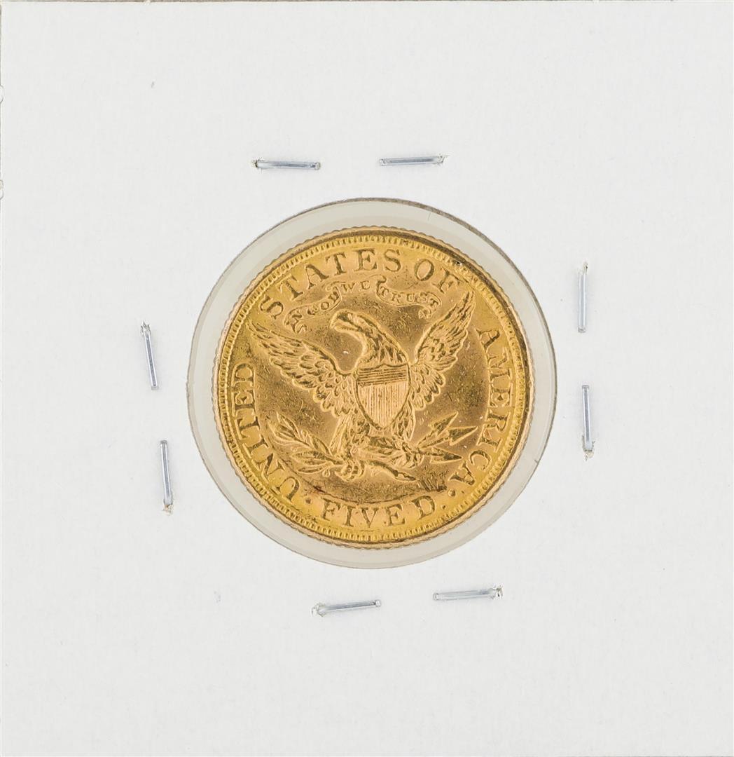 1882 $5 Liberty Head Half Eagle Gold Coin