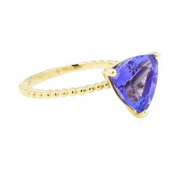 3.26 ctw Tanzanite Ring - 14KT Yellow Gold