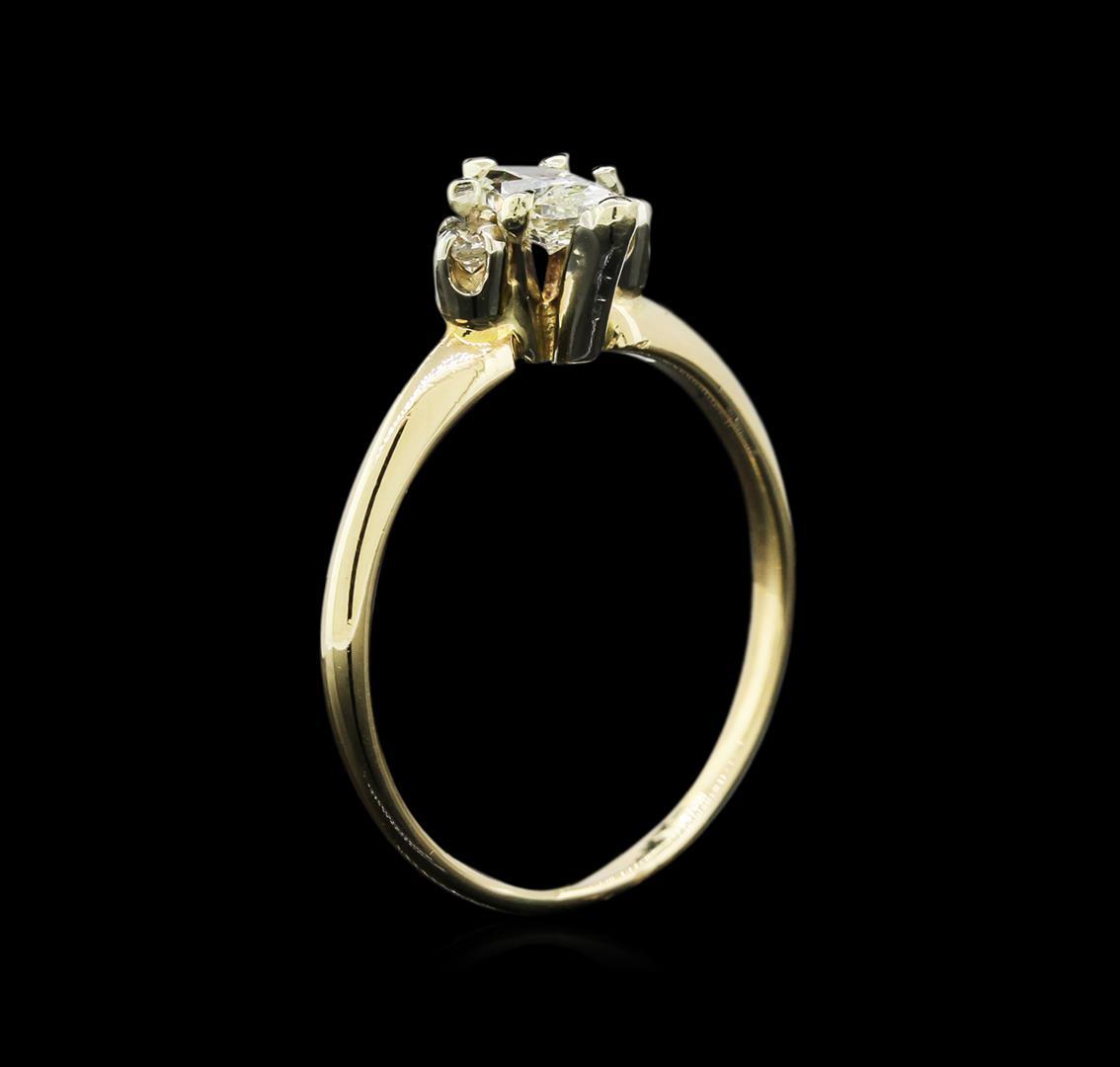 0.46 ctw Diamond Ring - 14KT Yellow Gold