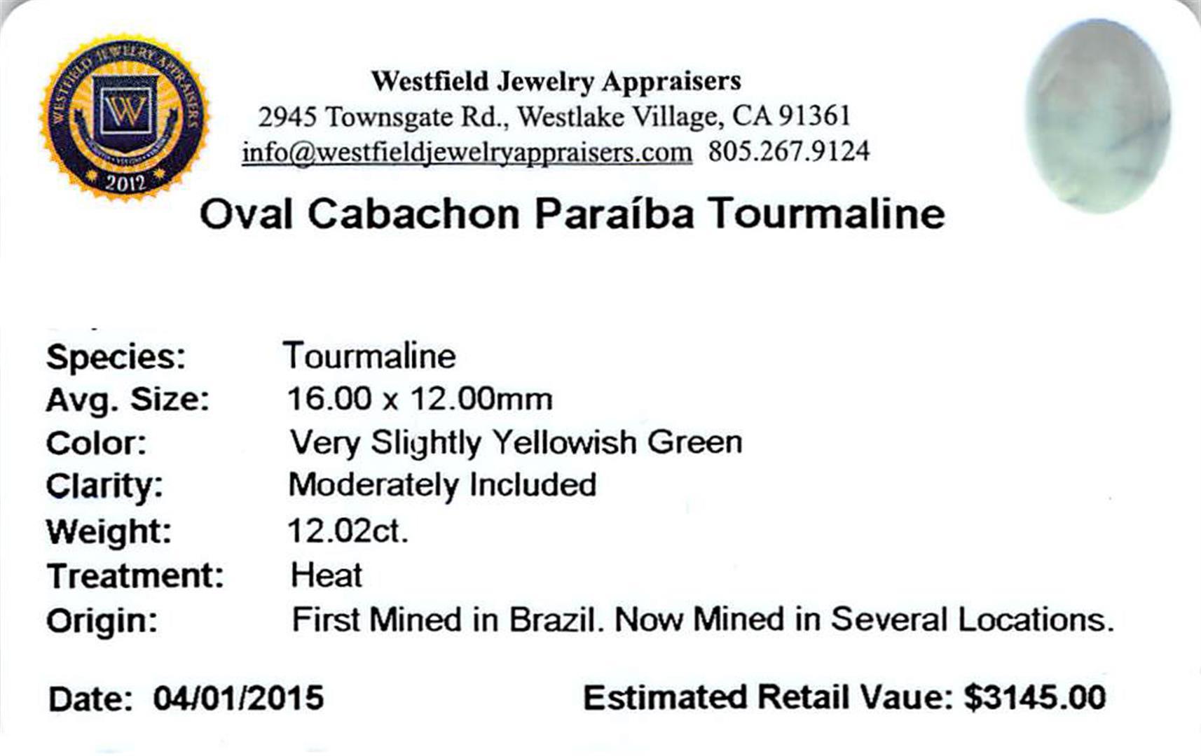 12.02 ctw Cabochon Paraiba Tourmaline Parcel