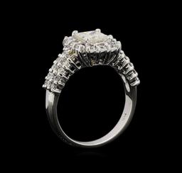 14KT White Gold 1.58 ctw Diamond Ring