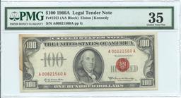 1966A $100 Legal Tender Note PMG Choice Very Fine 35