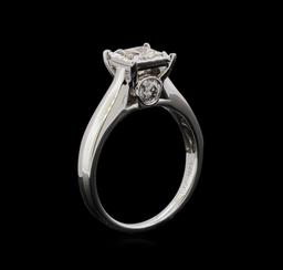 0.93 ctw Diamond Ring - 14KT White Gold