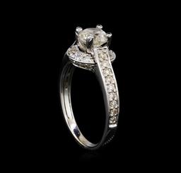 14KT White Gold 1.12 ctw Diamond Ring