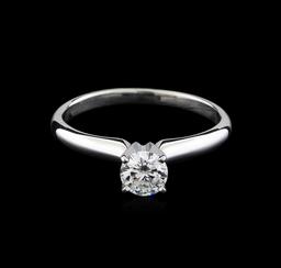 0.44 ctw Diamond Solitaire Ring - 14KT White Gold