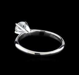 0.44 ctw Diamond Solitaire Ring - 14KT White Gold