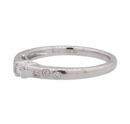 0.2 ctw Diamond Ring - 14KT White Gold