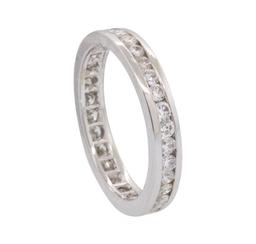 0.75 ctw Diamond Ring - 14KT White Gold