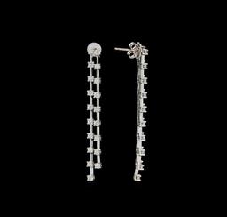 14KT White Gold 2.25 ctw Diamond Earrings