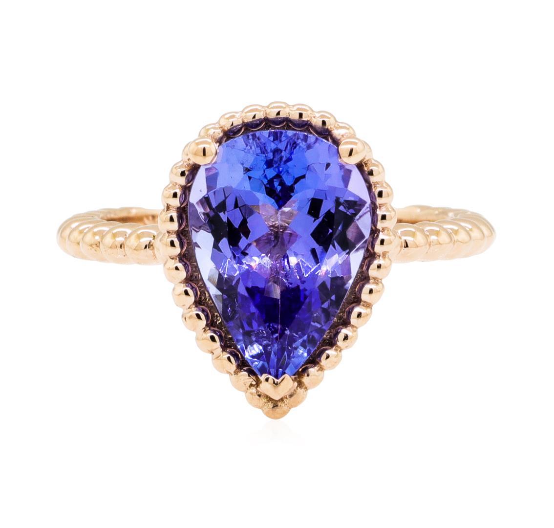 2.72 ctw Tanzanite Ring - 14KT Rose Gold