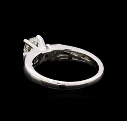 0.91 ctw Diamond Ring - 14KT White Gold