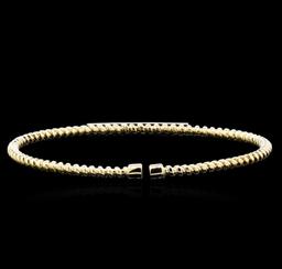 0.44 ctw Diamond Bracelet - 14KT Yellow Gold