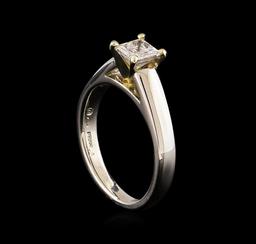 Platinum 0.70 ctw Diamond Ring