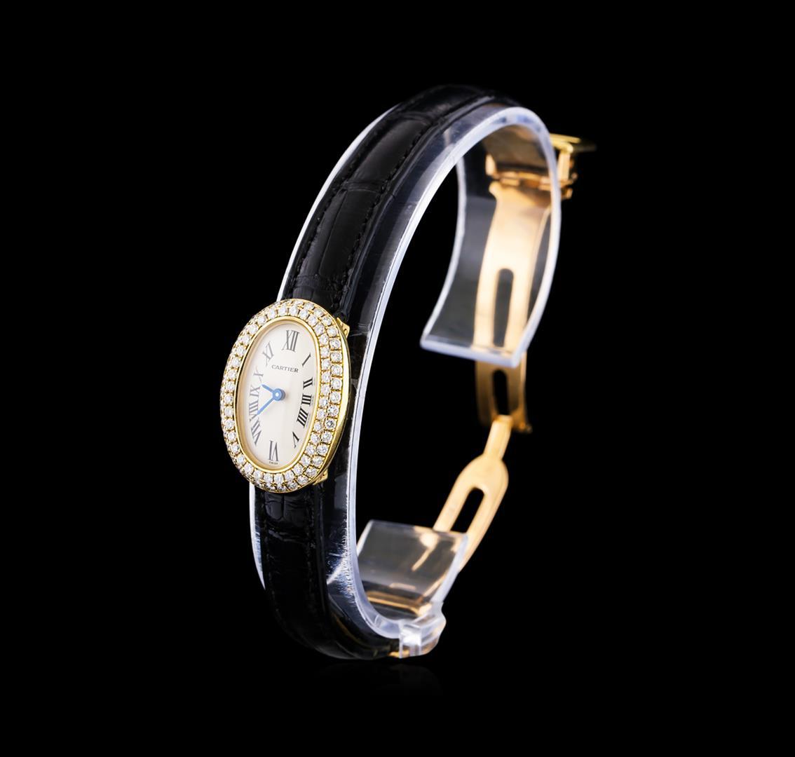 Cartier Baignoir Mini 18KT Yellow Gold Ladies Watch