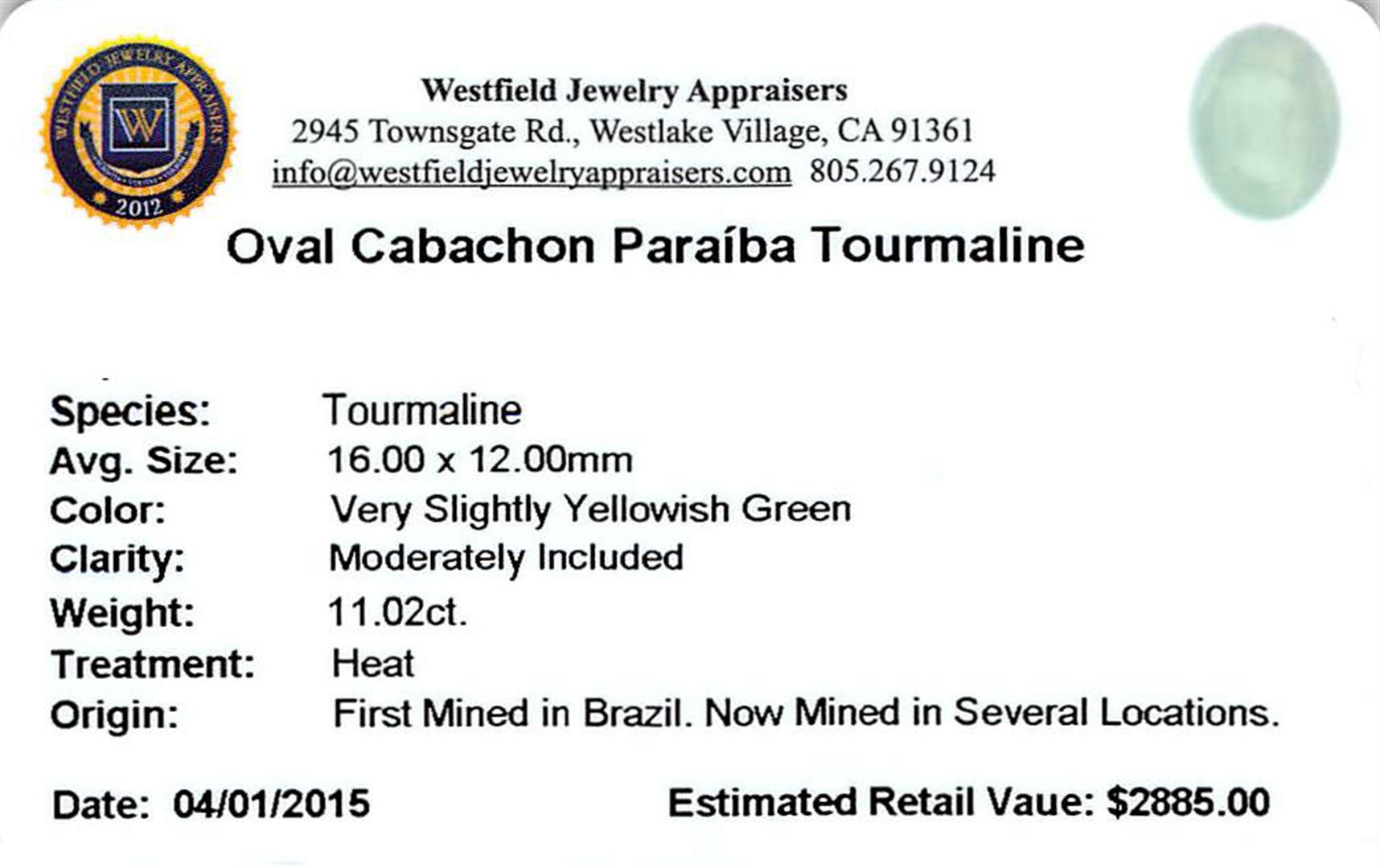 11.02 ctw Cabochon Paraiba Tourmaline Parcel