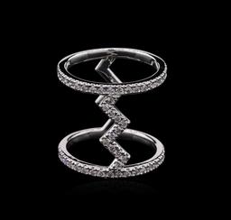 0.89 ctw Diamond Ring - 14KT White Gold