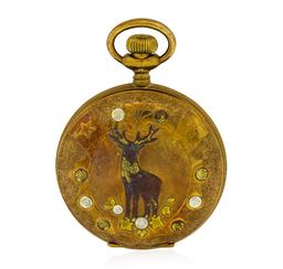 Antique Hampden Watch Co. Pocket Watch - 14KT Yellow Gold