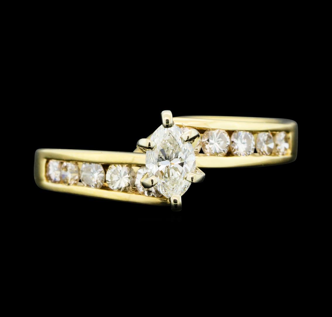 0.50 ctw Diamond Ring - 14KT Yellow Gold