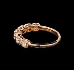 0.35 ctw Diamond Ring - 14KT Rose Gold