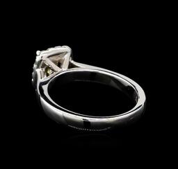 0.72 ctw Diamond Ring - 14KT White Gold