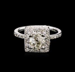 1.80 ctw Diamond Ring - 14KT White Gold