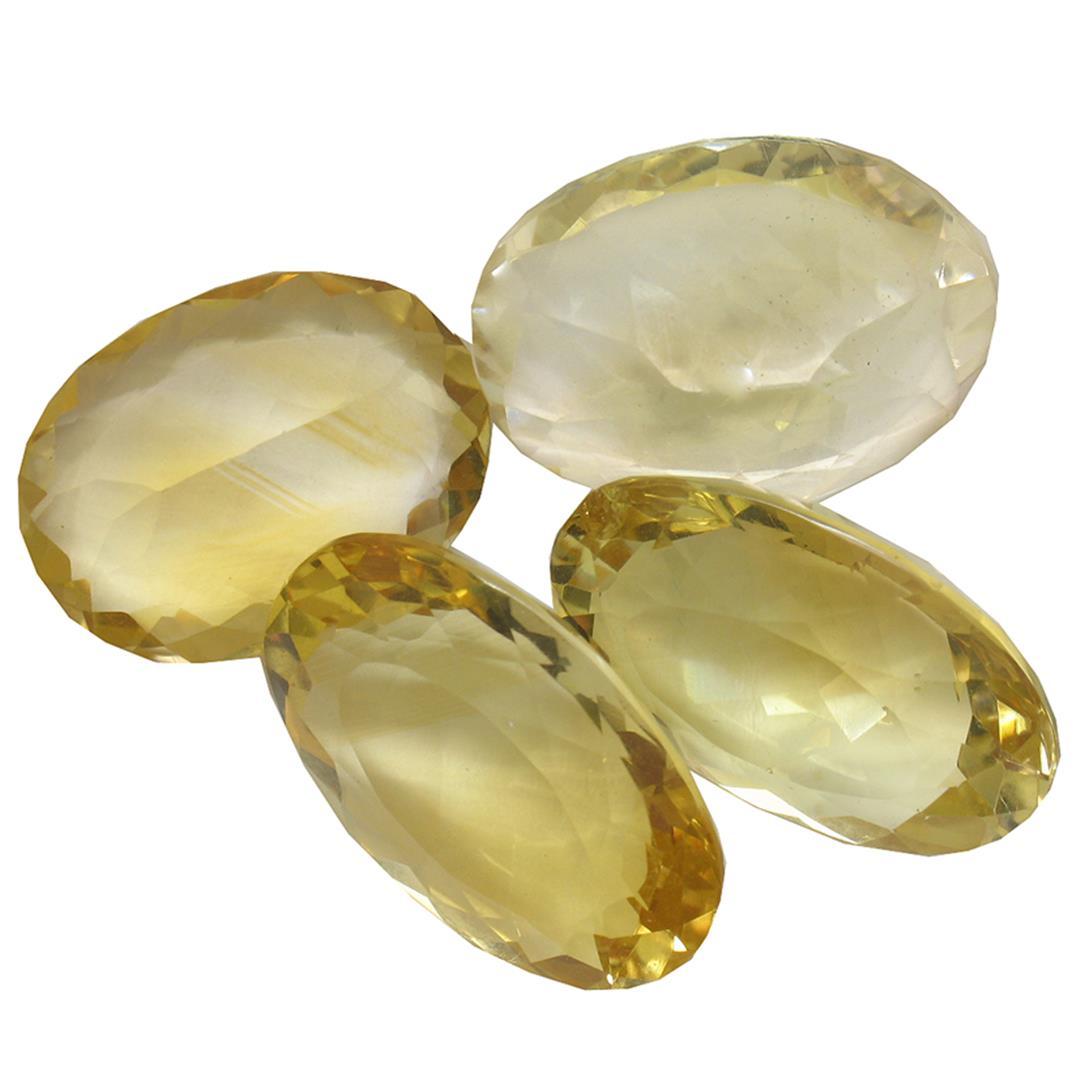 39.44 ctw Oval Mixed Citrine Quartz Parcel