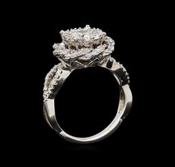 14KT White Gold 1.37 ctw Diamond Ring