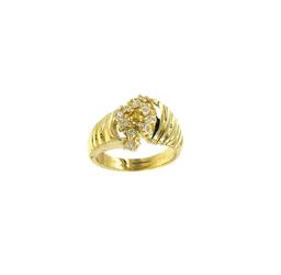 0.25 ctw Diamond Cocktail Ring - 14KT Yellow Gold