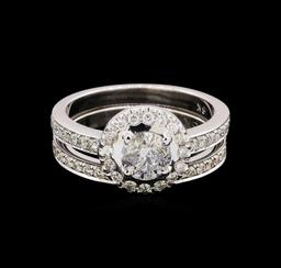 1.30 ctw Diamond Ring - 18KT White Gold