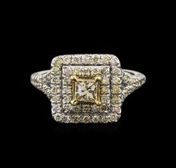 1.08 ctw Diamond Ring - 14KT White Gold