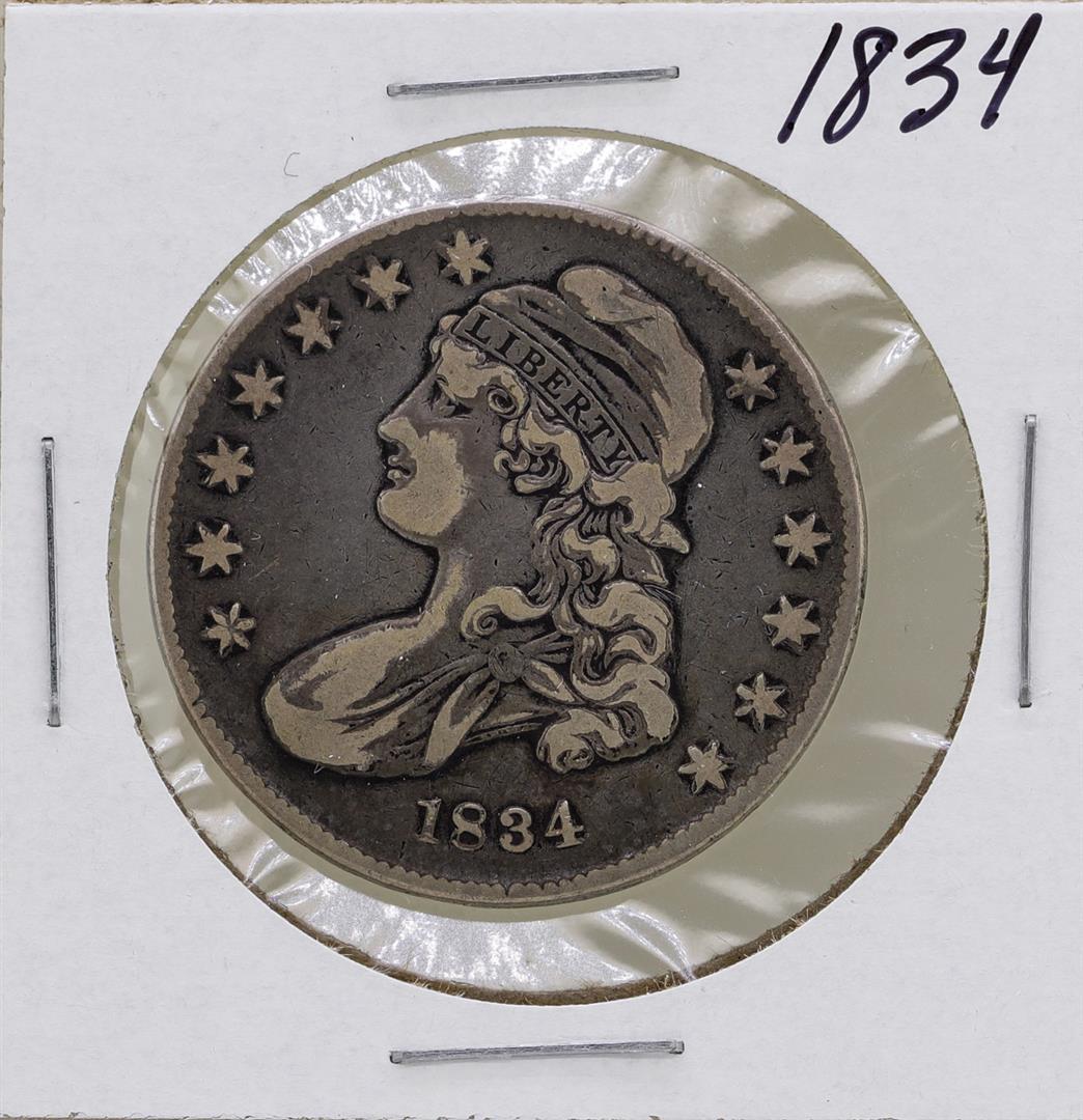 1834 Capped Bust Half Dollar Coin