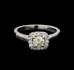 0.66 ctw Diamond Ring - 14KT White Gold